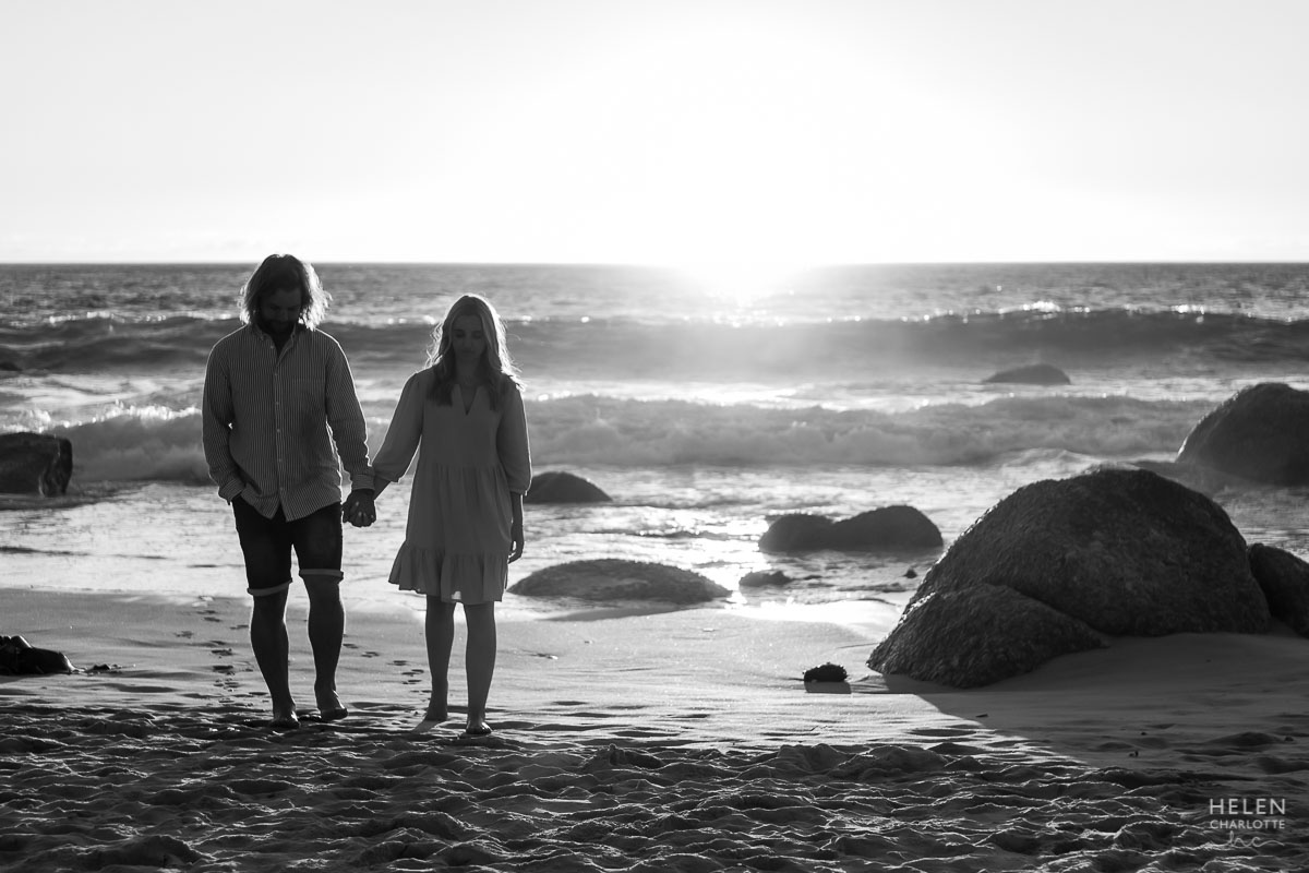 Glen Beach Engagement | Cailey & Tyler | Helen Charlotte Photos
