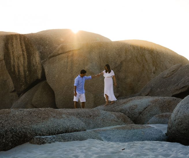 Helen Charlotte Photos | Kate & Luke | Maternity shoot at Glen Beach